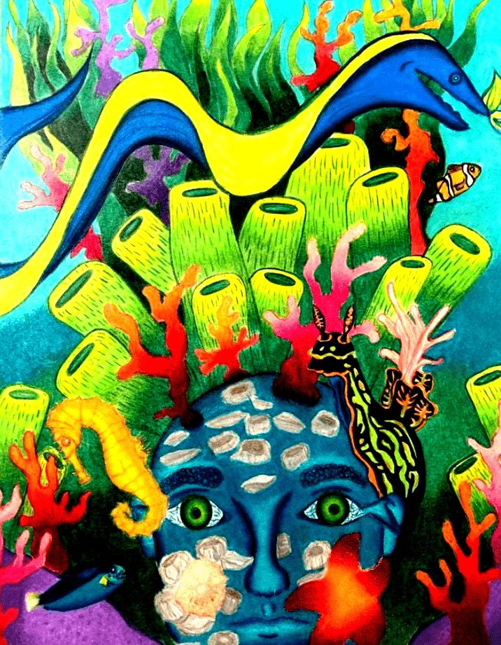 The Seaman art piece by Eunice Schwaab